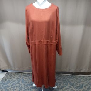 Dress by Just Fab size 2X in a beautiful Rust colo